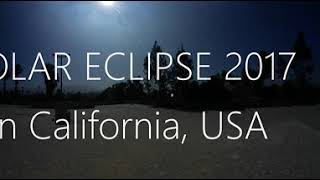 360 VIEW of Partial Solar Eclipse 2017 in Riverside, California, USA