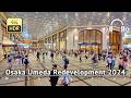 Transforming Osaka Umeda Redevelopment Walking Tour 2024 [4K/HDR/Binaural]