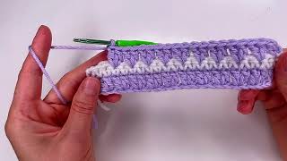 Quick & Fun Crochet Blanket - Easy step by step crochet pattern