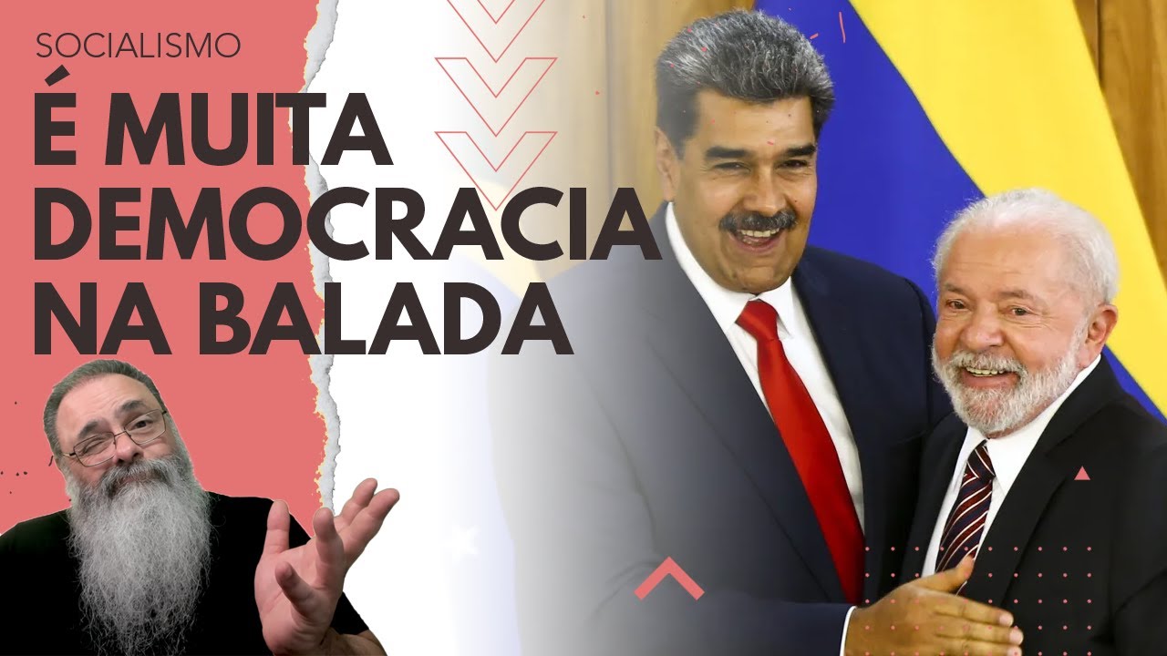 LULA fala o ÓBVIO: A "DEMOCRACIA na BALADA" do BRASIL é IGUAL a da VENEZUELA, NICARÁGUA e RÚSSIA