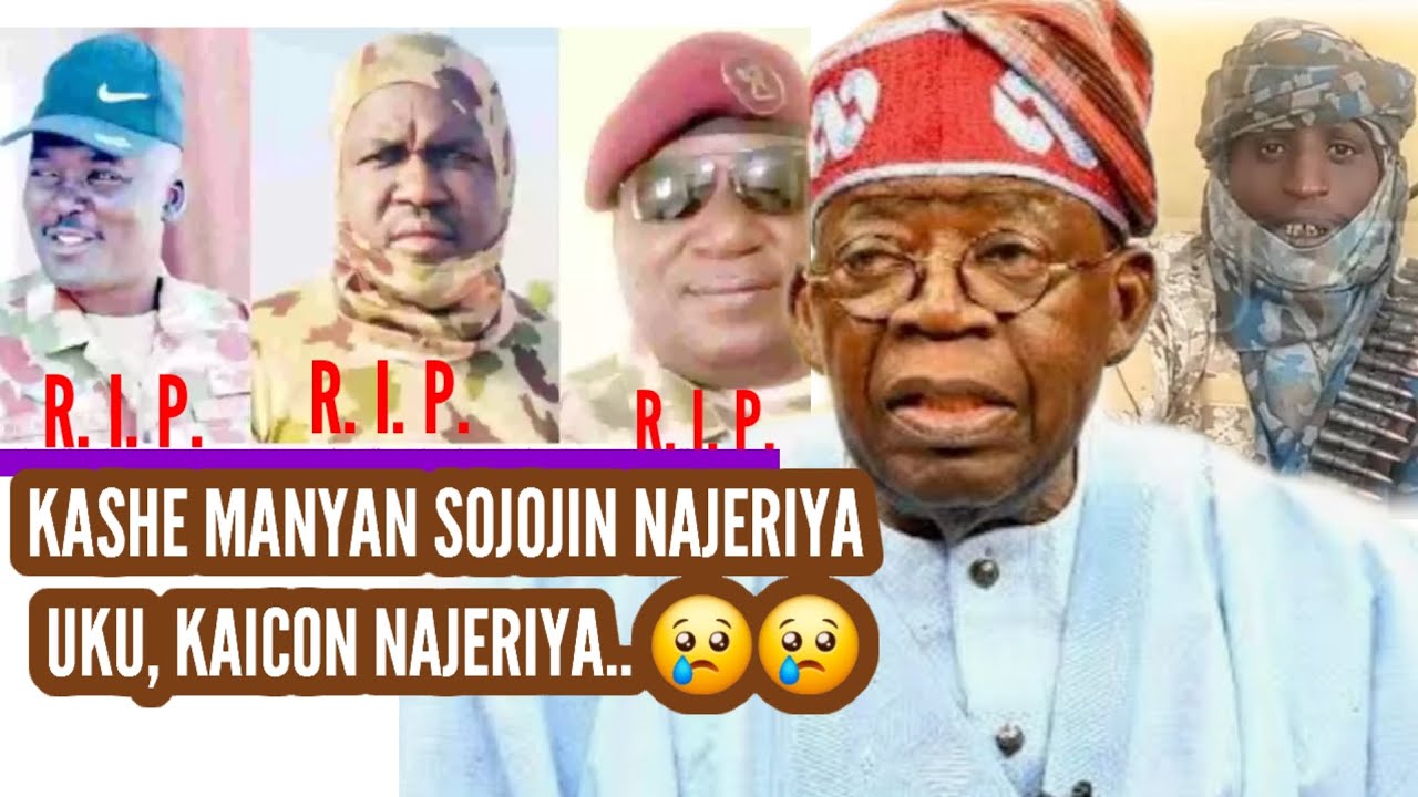 Kashe manyan sojojin Najeriya uku ya tashi hankali a najeriya. 