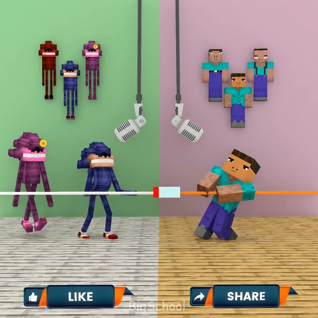 Which team will win?! Team Shin Blue or Team Herobrine?! ?