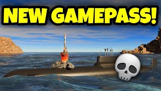 War Tycoon Is ADDING A NEW GAMEPASS Submarine...