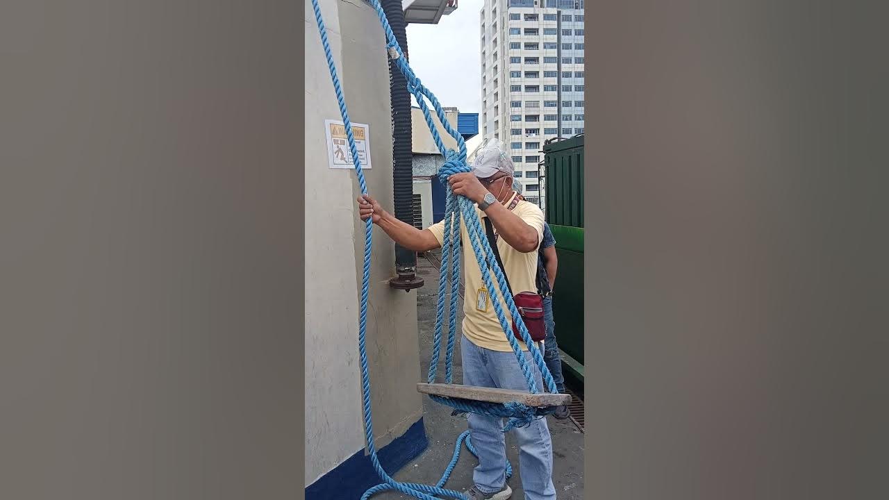 how to setup bosun's chair. A/B Deck. YouTube