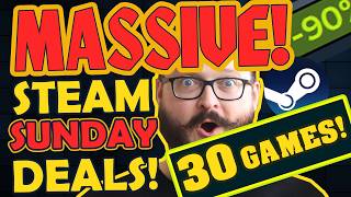 HOT Steam SUNDAY Deals! 30 AMAZING Games on Sale! 🕹️