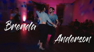 Zouk Dance -  Anderson Mendes & Brenda Carvalho  Bachaturo Holidays 2017 Zouk improvisation on party