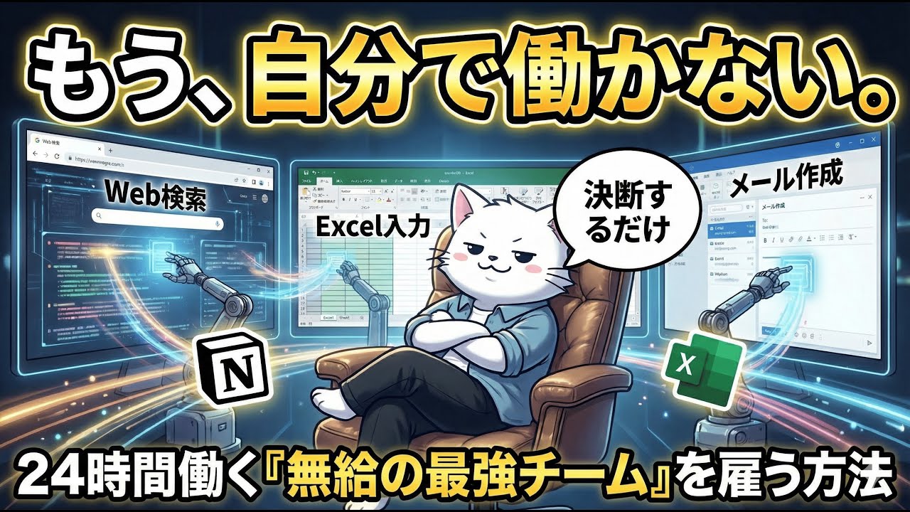 #15【Manus】実務が消える。AIエージェントがChatGPTより凄すぎる理由