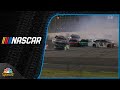 Jesse Love gets spun around in backstretch, caution comes out | Motorsports on NBC