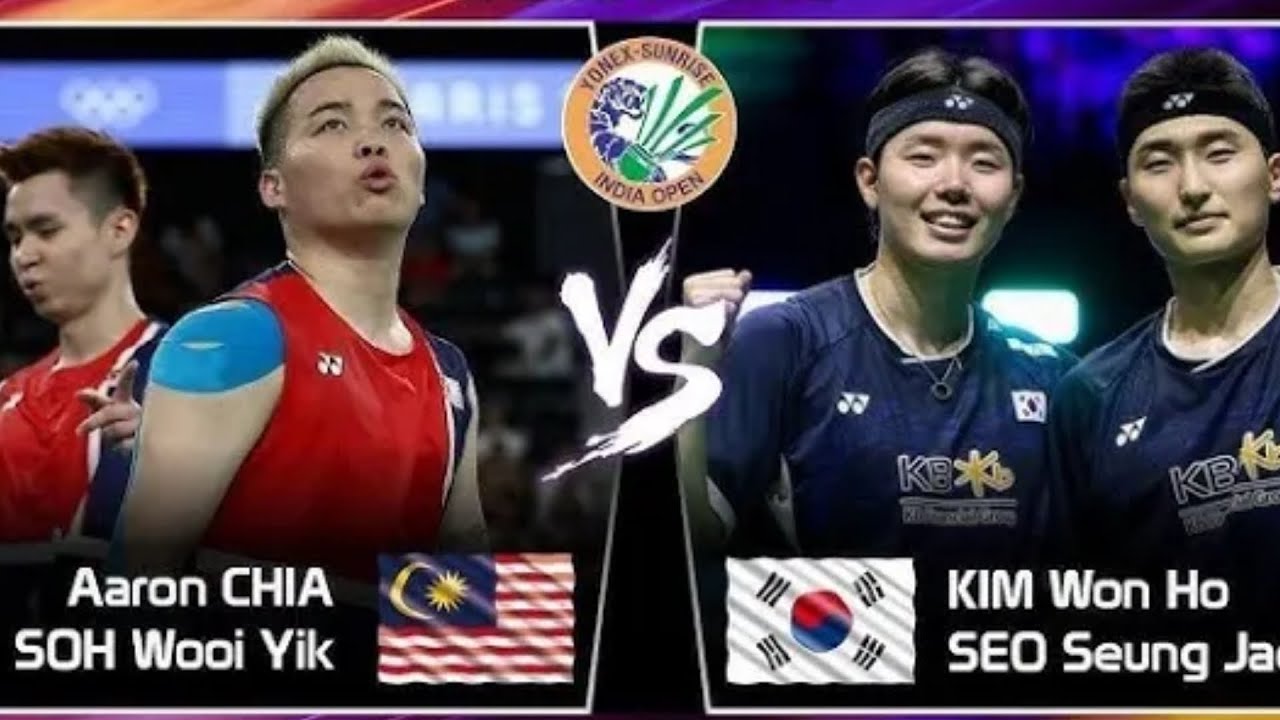 WHAT A MATCH ! Aaron CHIA SOH Wooi Yik vs KIM Won Ho /SEO Seung Jae I India Open 2025 Badminton