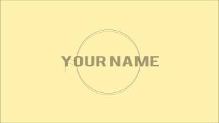 Free 2D Intro Template #1