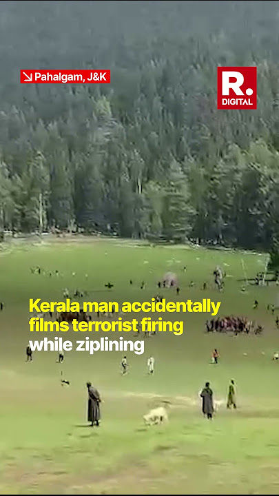 Shocking Recording of Kerala Tourist in Pahalgam Captures Terrorist Firing