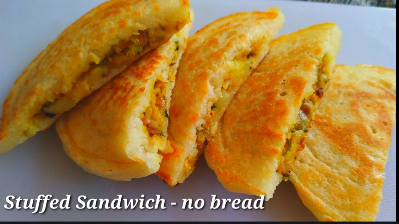 Stuffed Sandwich - On Pan /Tava - without Bread -(Instant breakfast recipe in lockdown time) | Healthy and Tasty channel