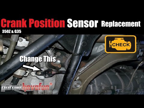 Crank Position Sensor replacement P0335 (Nissan 350Z & Infiniti G35) | AnthonyJ350