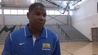 Men's Basketball Visits Rowan County Middle School
