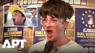 Seagull Imitators Compete In European Screeching Championship In Belgium Apt