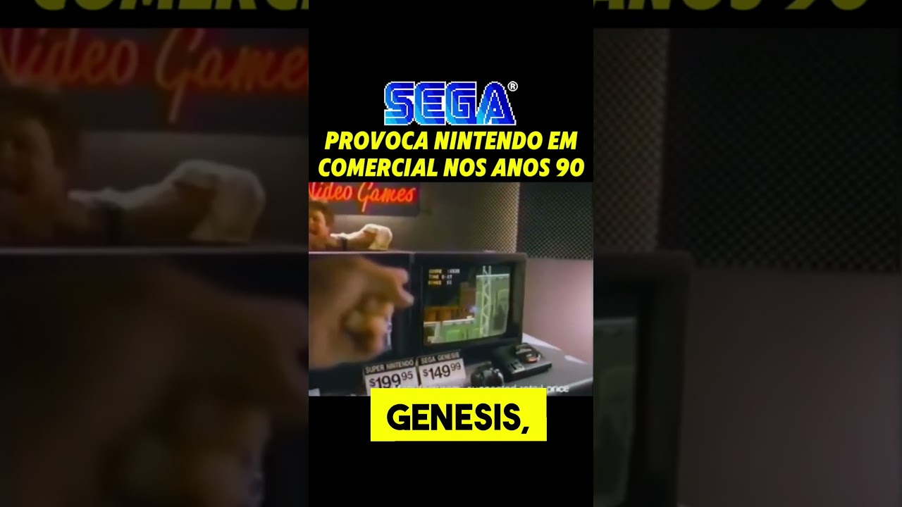 ⚡️ Sega x Nintendo: Comerciais que seriam PROIBIDOS hoje em dia
