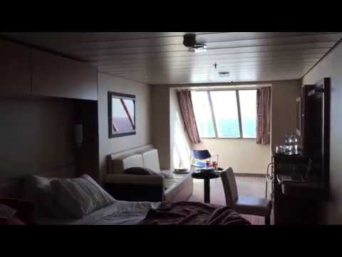 Celebrity Eclipse Ocean View Stateroom 8104 Day View Youtube