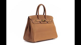 HERMES Togo Birkin 25 Gold 1246381