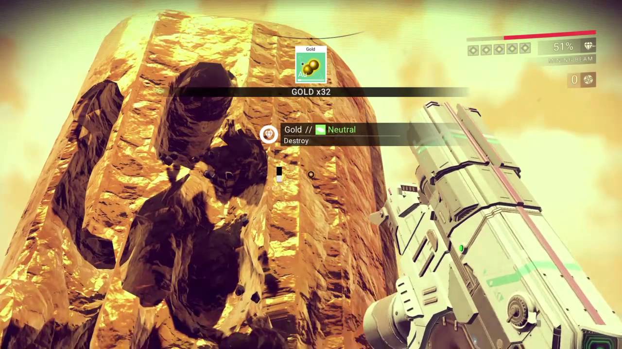 Gold Planet No Man's Sky - YouTube