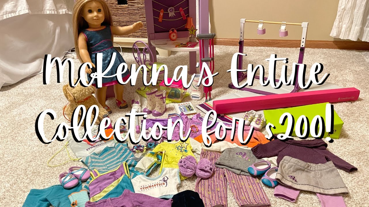 American Girl Doll McKenna's Entire Collection Haul - $200 Facebook Marketplace Find!