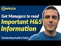How Do You Get Managers to Read Important Health and Safety Information?