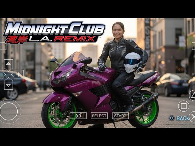 Custom Kawasaki Ninja ZX14 Tini Balanon || Midnight Club L.A Remix