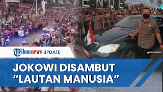 'Lautan Manusia' Sambut Kedatangan Jokowi dan Akan Pimpin Upacara Hari Lahir Pancasila di Ende NTT