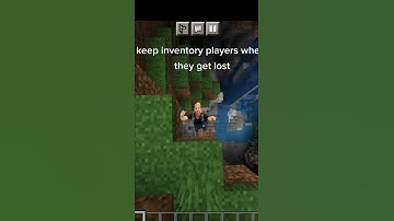 POV: Keep inventory players when they get lost