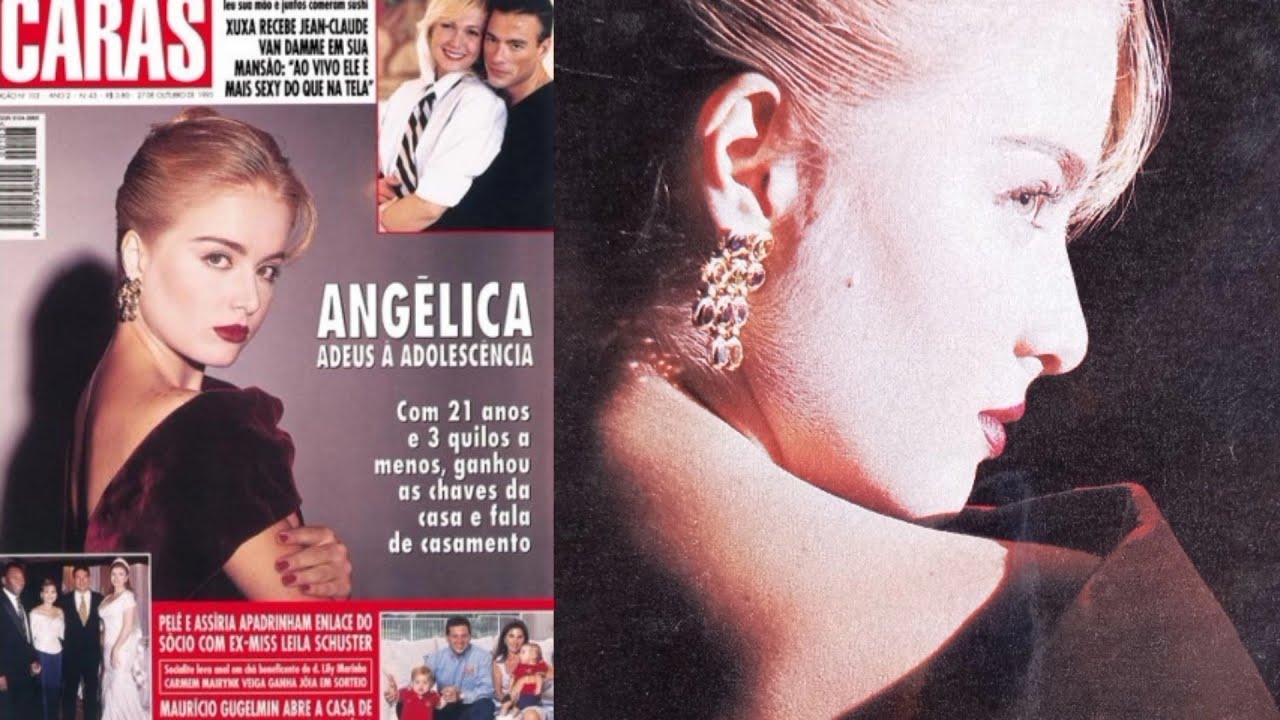 ANGÉLICA AOS 21 ANOS GANHA A CHAVE DO SEU APARTAMENTO - REVISTA CARAS - 1995