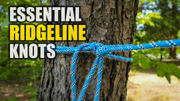 3 Essential KNOTS for EASY Ridgelines & Tarps | Camping Knots