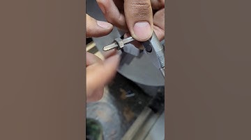 Perfect Tapping Setup on the Lathe#Tapping#ShopSkills#ThreadCutting#short