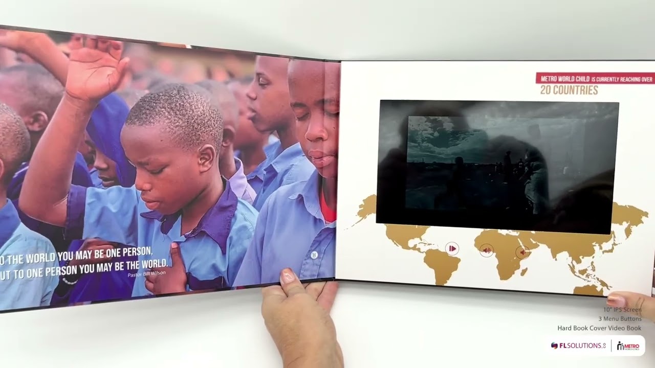 Metro World Child Video Book | Charity Donor Outreach | FL Solutions
