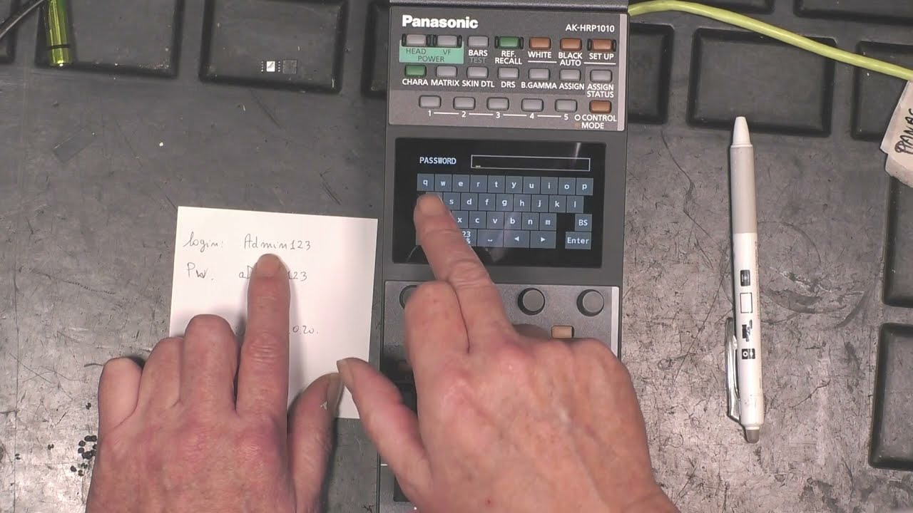 AK-UCU700 and AK-HRP1010 first -quick- setup ( for LAN connection)