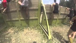 Mud Hero Red Deer 2014 Obstacle "Hero Walls"