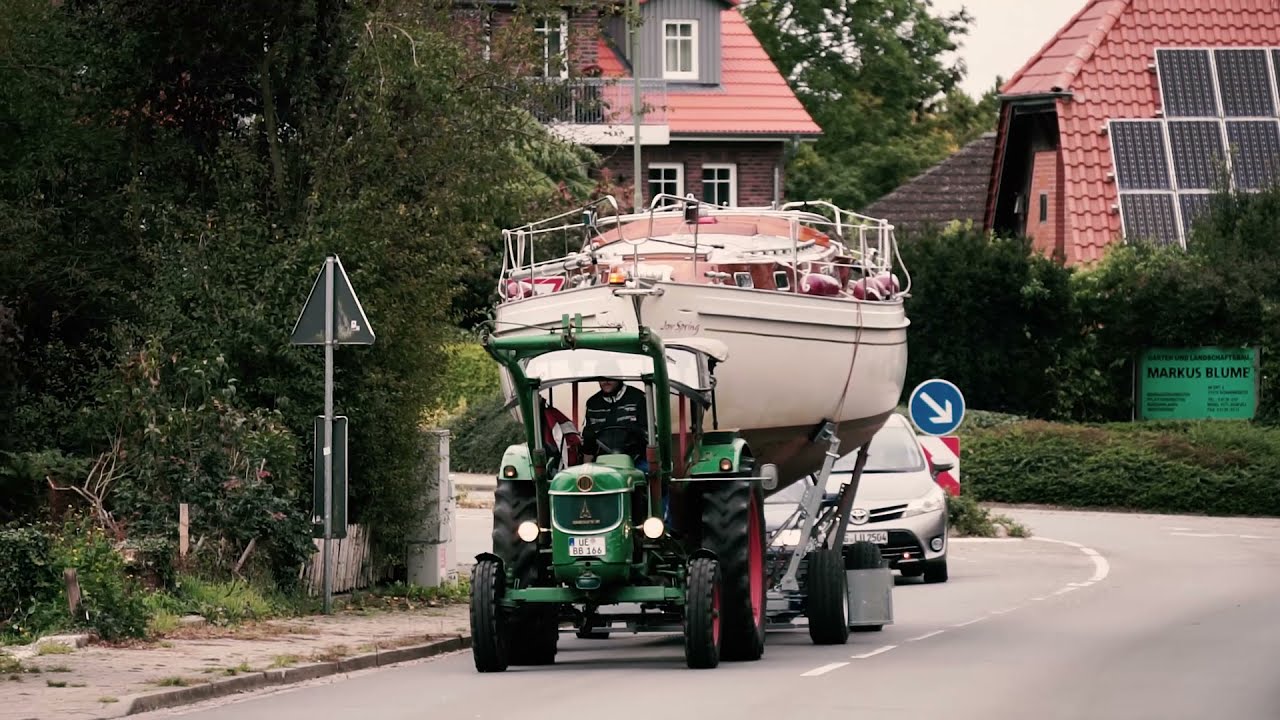 DEUTZ D 50 S Bootstransport mit der VINDÖ 50 SL - Segler de Luxe