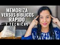 Cómo Memorizar Versículos Bíblicos Rápidamente - 7 Técnicas | JustSarah