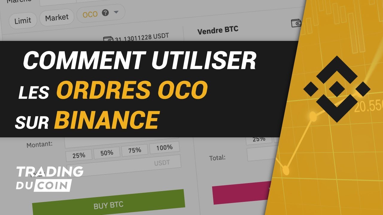 TUTO BINANCE : COMMENT UTILISER LES ORDRES OCO