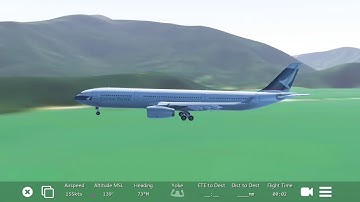 A330-300 BUTTER LANDING(infinite flight)