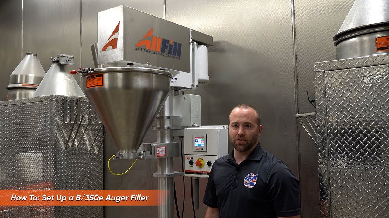 How-To: Set Up a B/350E Semi-Automatic Auger Filler - YouTube