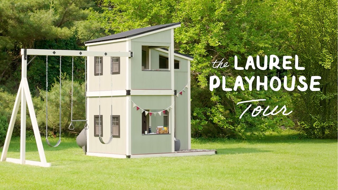 Biggest Two-Story Playhouse | Camp Laurel Playhouse