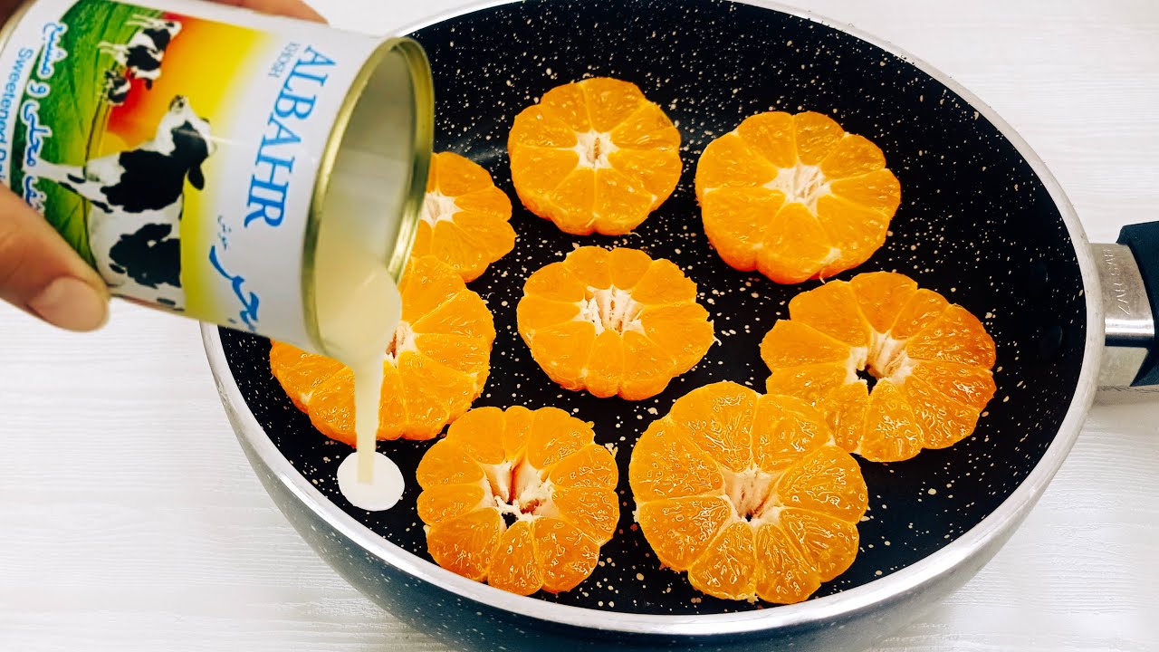 У вас есть мандарины и сгущенка? Лучший десерт, который я когда-либо делала!