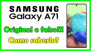 Como saber si mi Samsung A71 es original (como saber si un celular Samsung es original o replica)