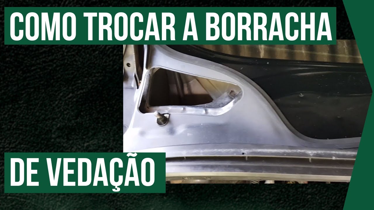 COMO TROCAR A BORRACHA DE VEDAÇÃO DA CHURRASQUEIRA DO PEUGEOT 307 E CITROEN C4 | FÁCIL E PRÁTICO