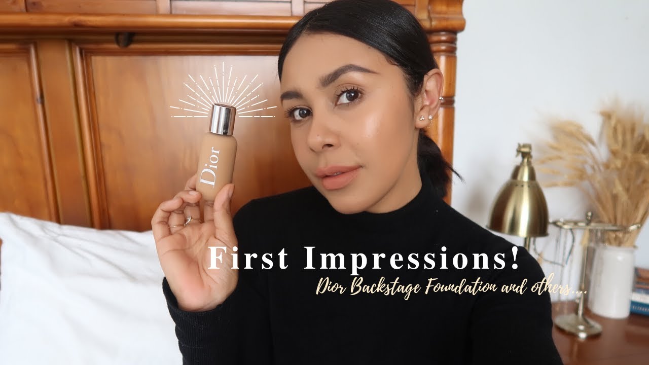 NEW MAKEUP IMPRESSIONS (DIOR BACKSTAGE FOUNDATION & others) │ESTEFANIA