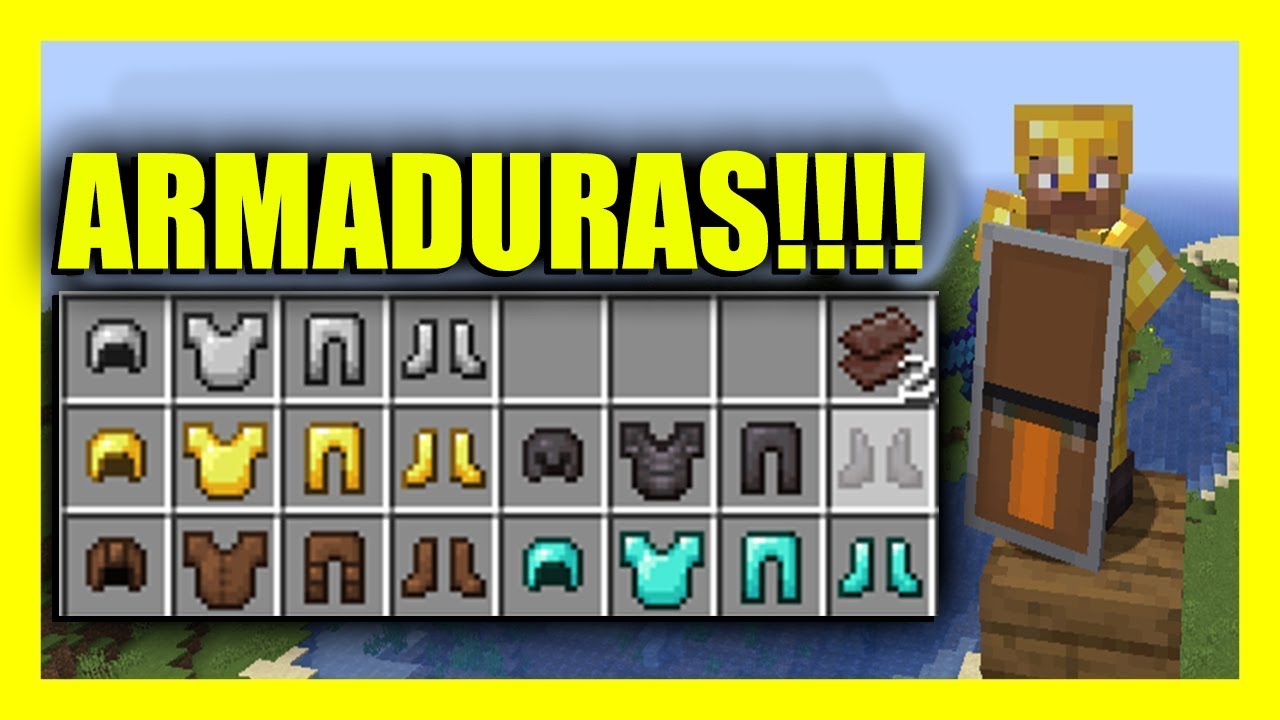 Como TEÑIR ARMADURA de CUERO en minecraft HD; Como TINTAR la ARMADURA de CUERO en MINECRAFT 1.16 - YouTube