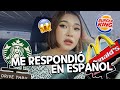 PIDIENDO COMIDA SÓLO EN ESPAÑOL EN COREA😂  |  RETO