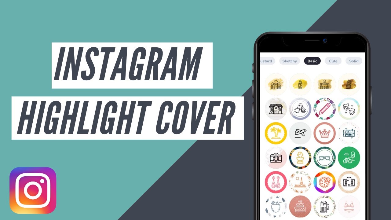 Instagram Highlight Cover erstellen - YouTube