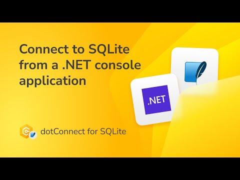Connect SQLite with C#