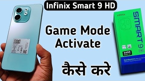 Infinix Smart 9 HD game mode, how to activate game mode in infinix, enable game booster in Infinix
