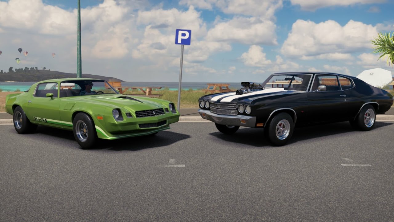 forza horizon 3 1979 camaro vs 1970 chevelle SS YouTube